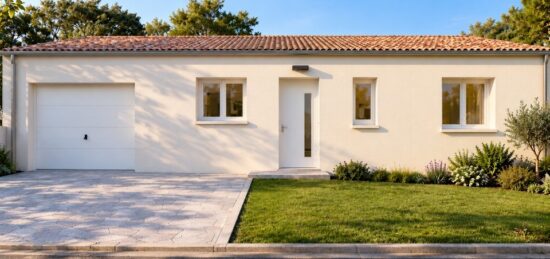Maison neuve à Forges, Nouvelle-Aquitaine