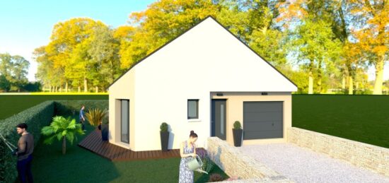 Maison neuve à Basly, Normandie