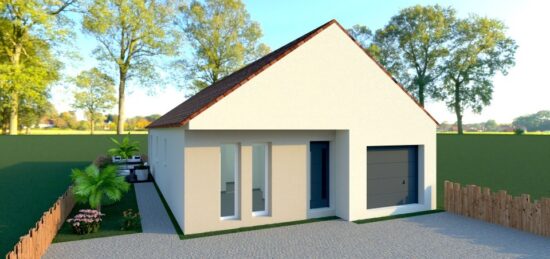 Maison neuve à Basly, Normandie