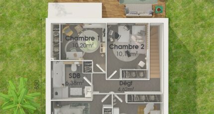 Saint-Pargoire Maison neuve - 2682398-3243modele72026072301nCv.jpeg Maisons France Confort