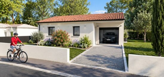 Maison neuve à Prunet, Occitanie