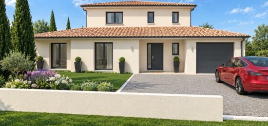 Maison neuve à Prunet, Occitanie