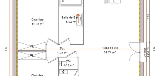 Maison neuve à , Loire
