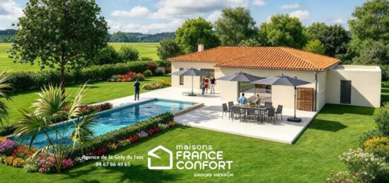 Maison neuve à Saint-Jean-de-Cuculles, Occitanie