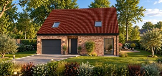 Maison neuve à Oignies, Hauts-de-France