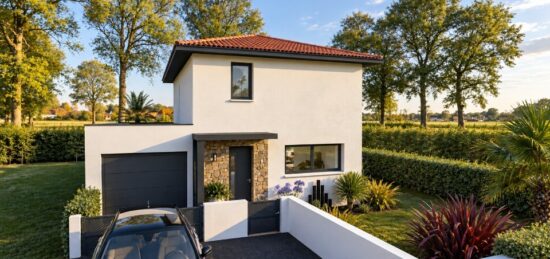 Maison neuve à Villeneuve-la-Rivière, Occitanie